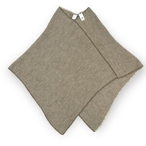 Fratelli Talli Tan and Cream Poncho One Size NWT